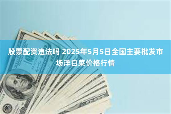 股票配资违法吗 2025年5月5日全国主要批发市场洋白菜价格行情