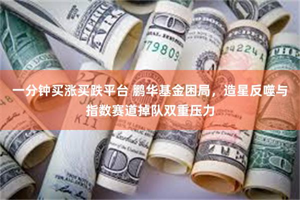 一分钟买涨买跌平台 鹏华基金困局，造星反噬与指数赛道掉队双重压力
