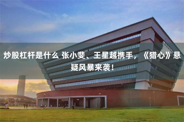 炒股杠杆是什么 张小斐、王星越携手，《猎心》悬疑风暴来袭！